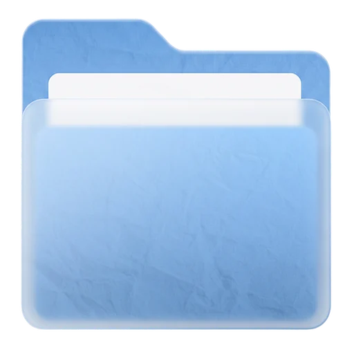 blue folder