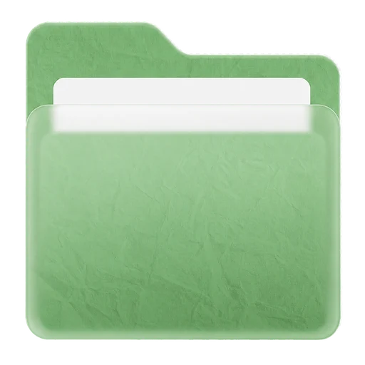 green folder